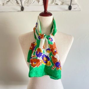 Bright Floral Scarf